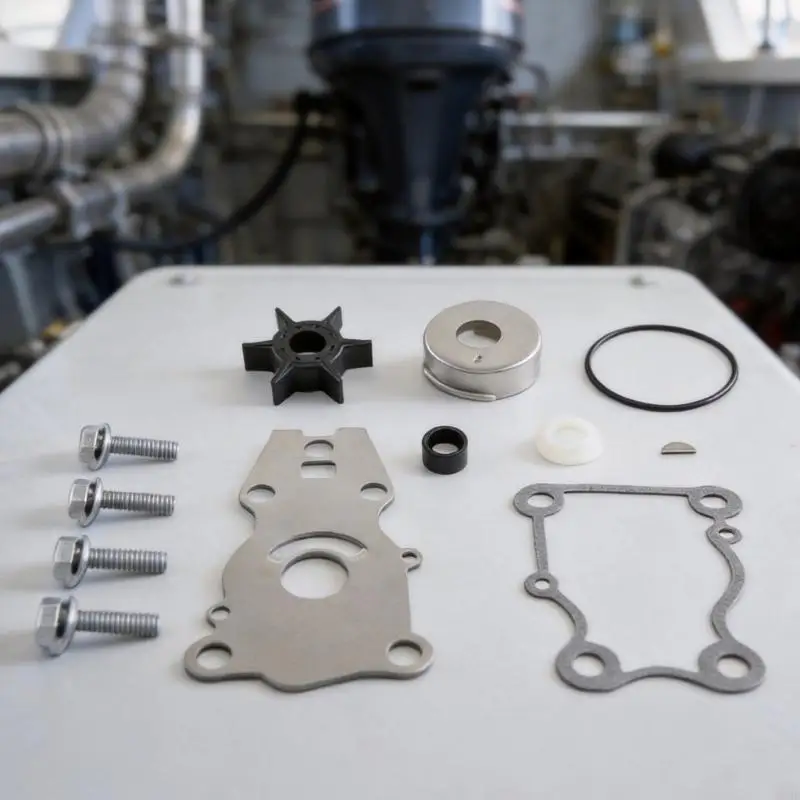 D5BE 66T-W0078 Water Pump Repair for T25, F30, F40, and F40B Models, Direct-Replacement Impeller, Housing, Gaskets,