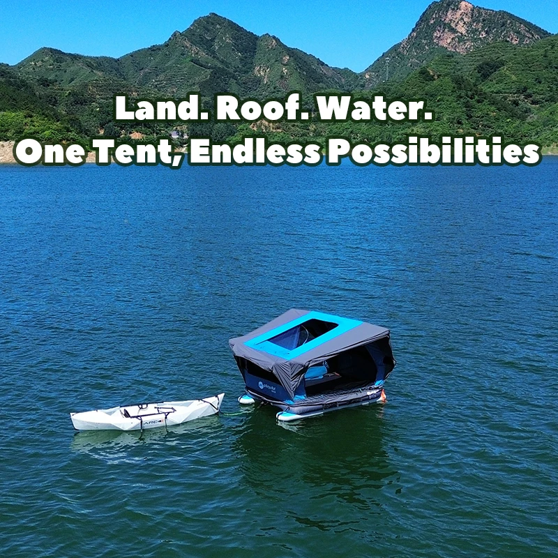 خيمة على السطح للسيارة بالجملة سقف قابل للنفخ خيمة التخييم العلوية المورد OEM/ODM شعار مخصص |   المصنع مباشرة