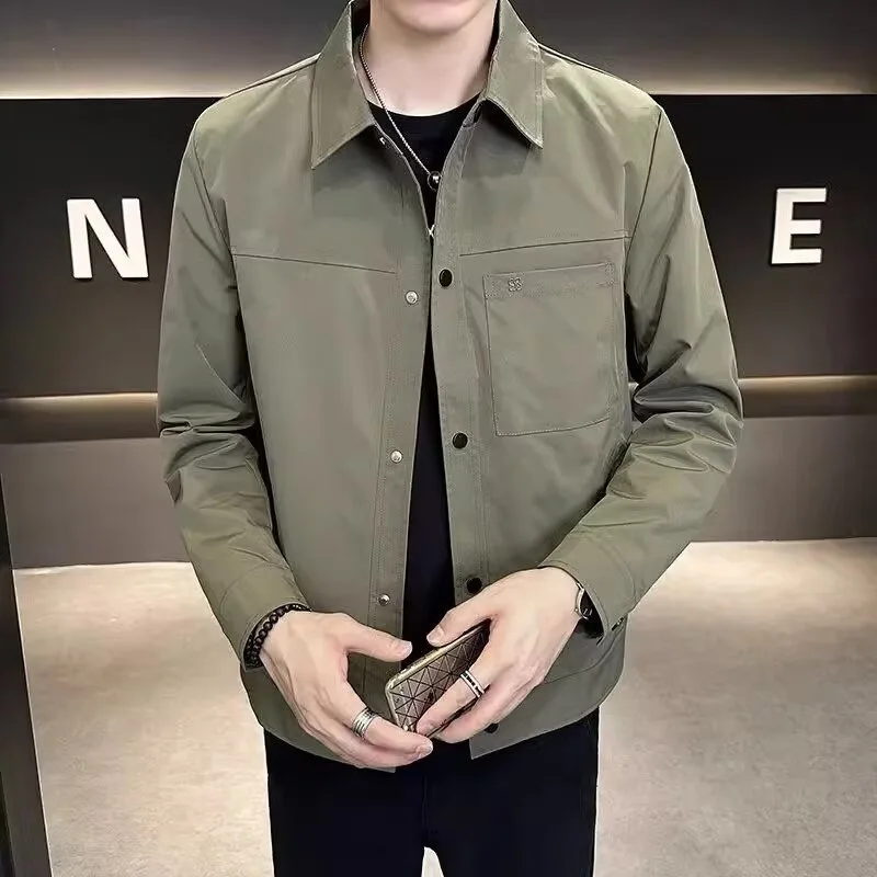 

Coat men's high street trendy brand Hong Kong style Japanese style Harajuku style Korean version trendy loose jacket