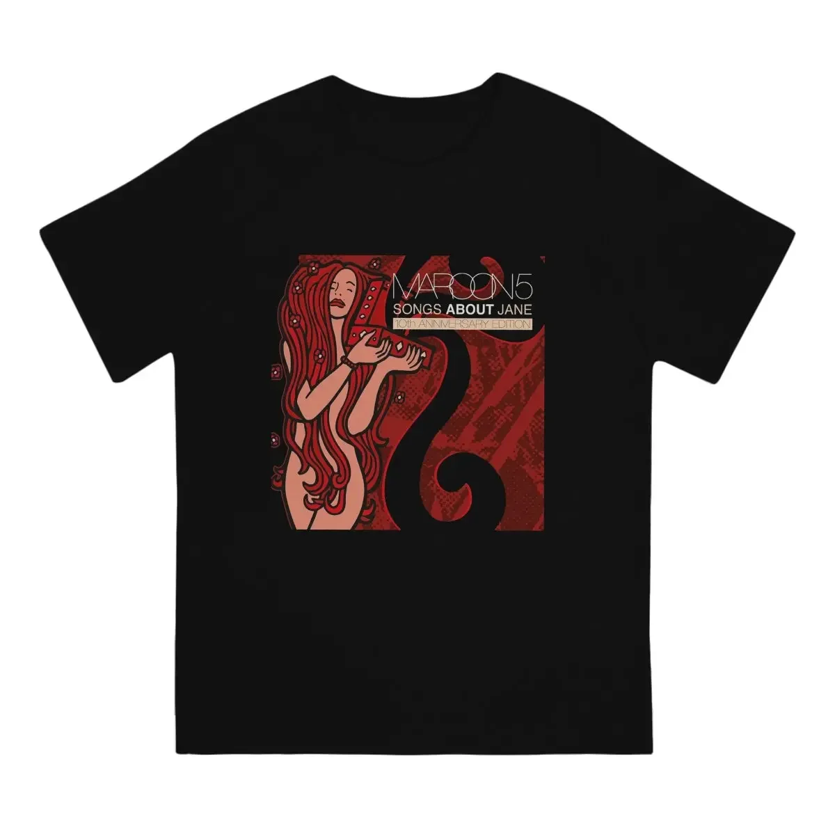 Men's Songs About Jane Music T Shirt Maroon 5 Band 100% Cotton Tops Novelty Short Sleeve Crewneck Tee Shirt  T-Shirt