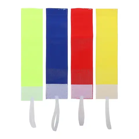 4 PCS 팀 밴드 성인 캡틴 완장 캡틴 탄성 표준 완장 휴대용 Armlets 어린이 Best5 4 PCS 팀 밴드 성인 캡틴 완장 캡틴 탄성 표준 완장 휴대용 Armlets 어린이 Best5