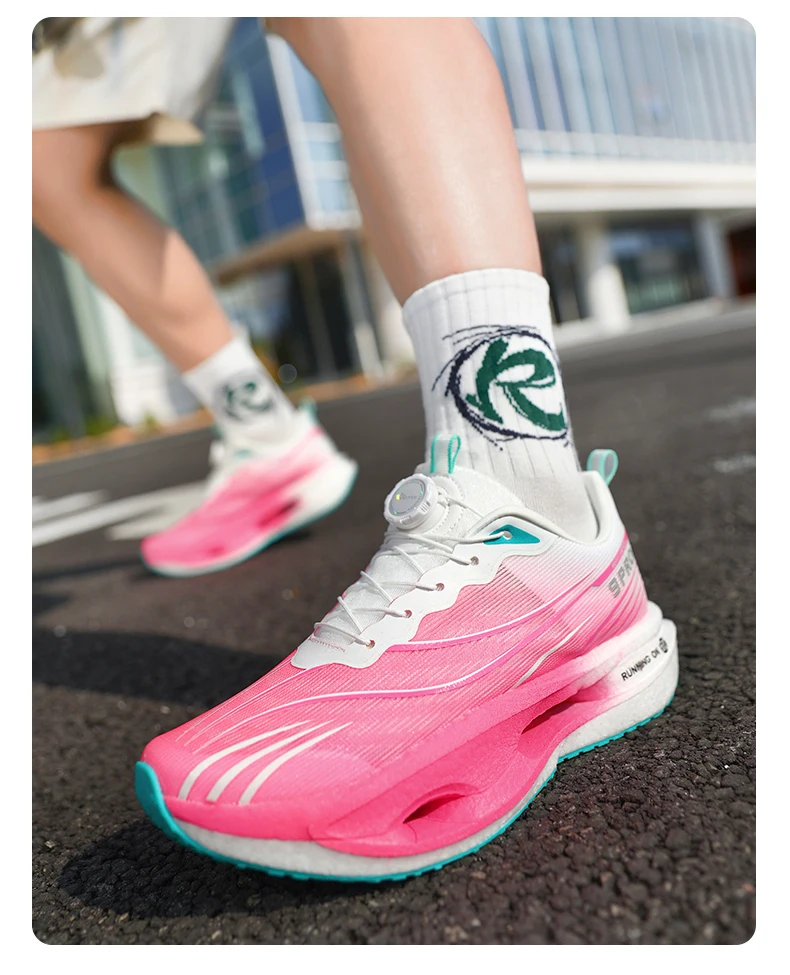 Herren-Sportschuhe, Laufschuhe mit Carbonplatte, Marathon-Sneaker für Herren, Rennschuhe, stoßdämpfende Sportschuhe für Damen. – Detail 24
