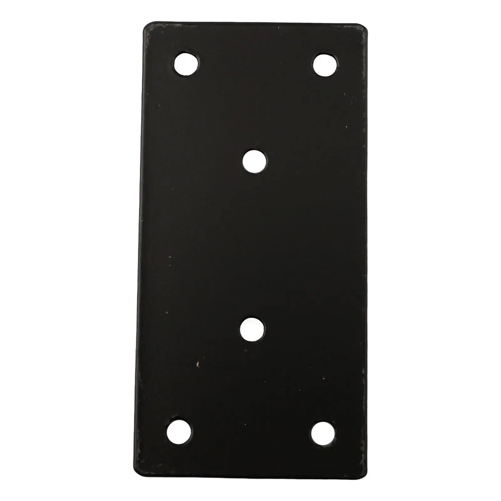 20PCS Black Flat Mending Plates Stainless Steel Straight Mending Plates Flat Mending Plates Fasteners Brackets Accessory