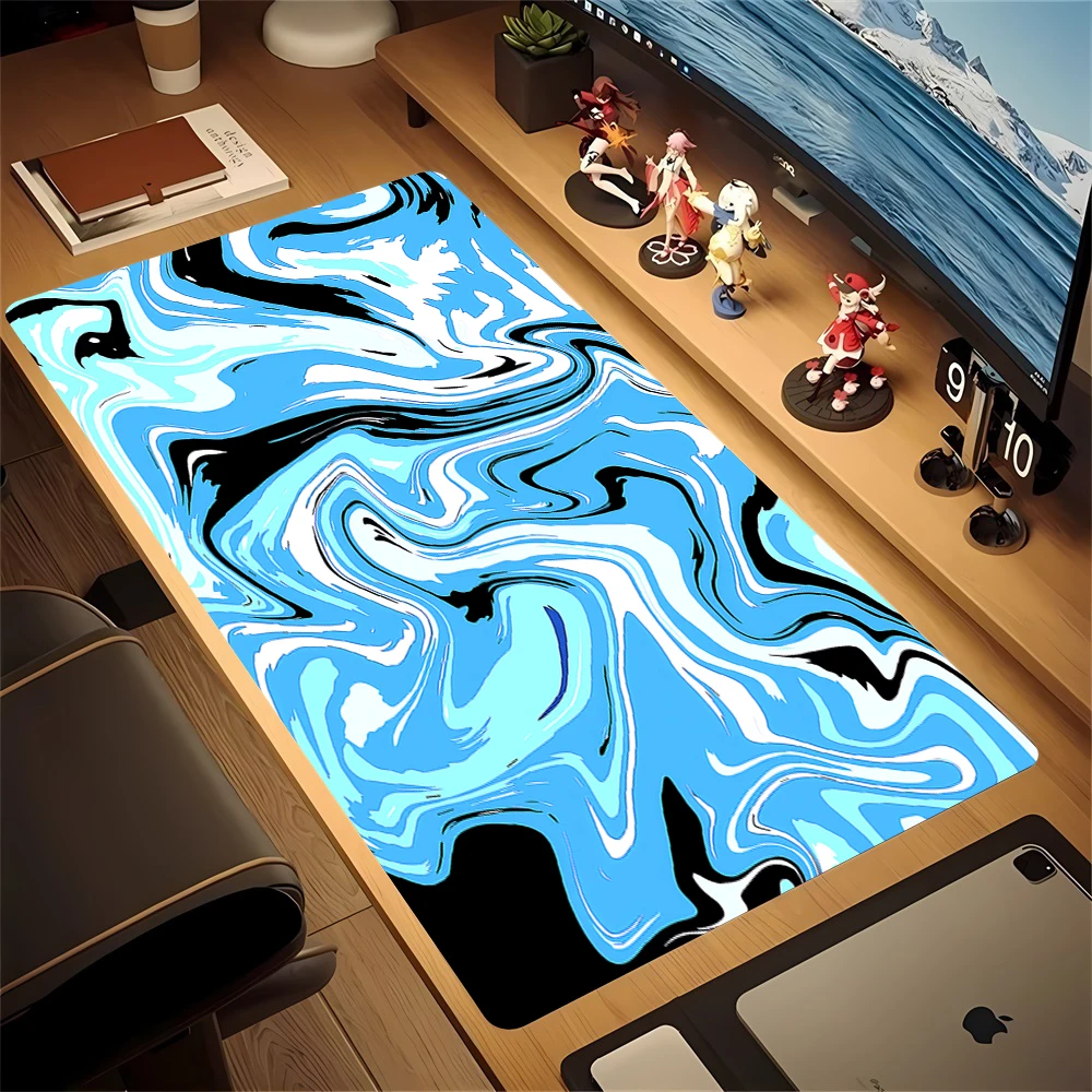 Strata Liquid Computer Mouse Pad Gaming Mousepad Abstract Large 90x40CM Mouse Mat Gamer XXL Mause Carpet Desk Mat keyboard Pads