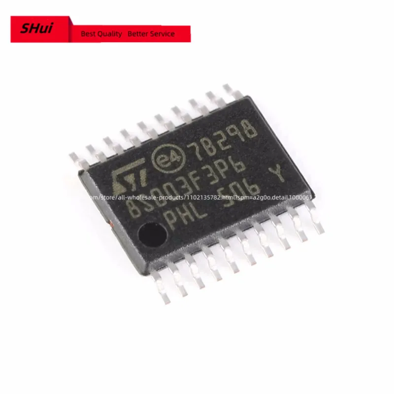 10PCS-100PCS STM8S003F3P6TR STM32F103VGT6  STM32F103 VGTSTM8S003F3P6 package TSSOP20 8-bit microcontroller MCU MCU original spot