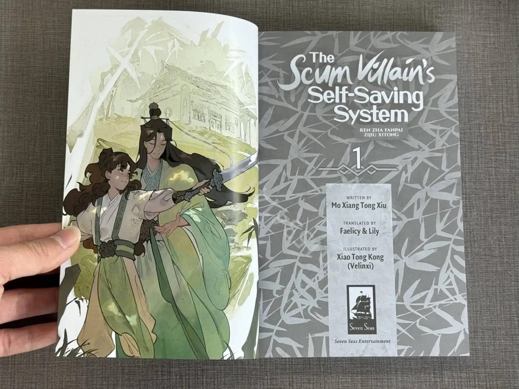 Comic Fantasy Novel Books, The Scum Villain, Self-Saving System, Ren Zha, Fanpai, Zijiu, Xitong, Manga, Versão em Inglês