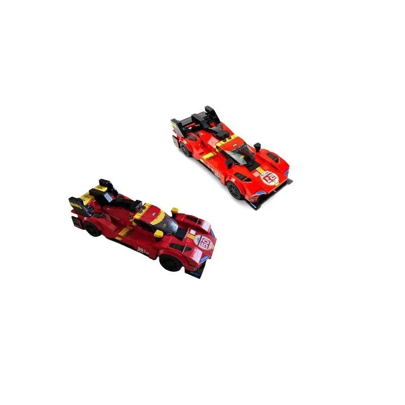 

626PCS MOC Cars No. 51 and 50 499p LMH Speed Champions Racing Cars Building Blocks DIY Bricks Model Set Kids Toys Gifts For Boys