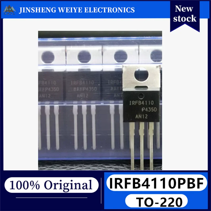 (10/50 Pieces) IRFB4110PBF IRFB4110 N-channel 100V/180A MOSFET TO-220 Brand New Original Stock