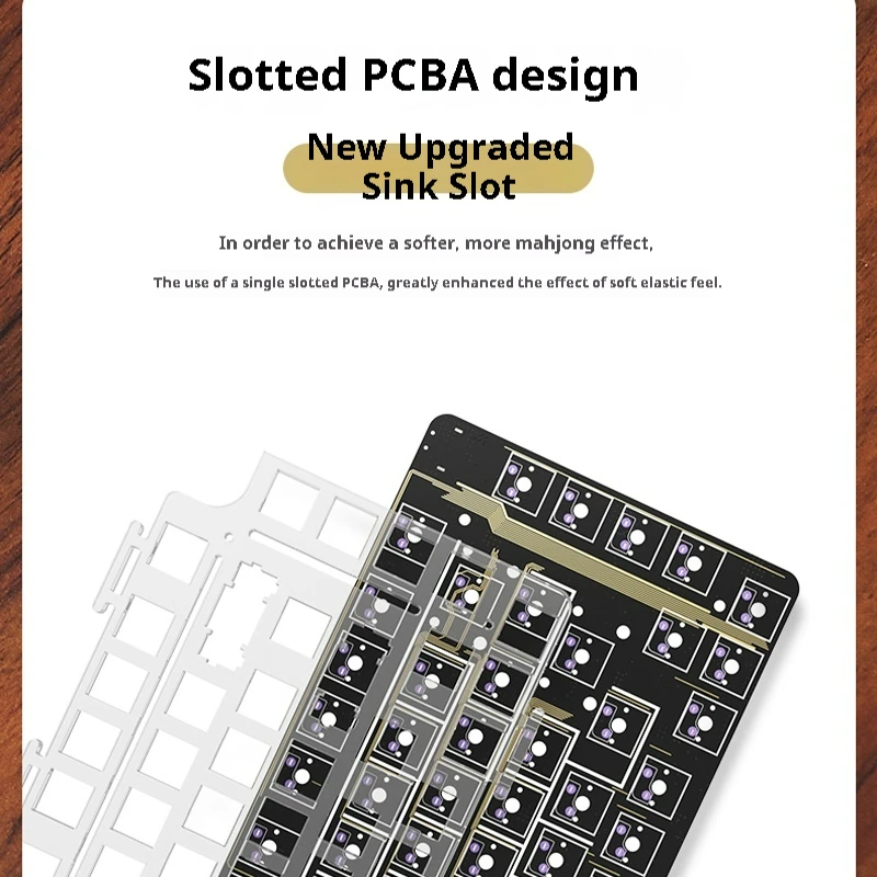 Imagem -05 - Akko Teclado Mecânico Personalizado Barebones Hot Swappable Adaptar para 5pin Switches Botão de Controle Alumínio Cnc Mod007 v3