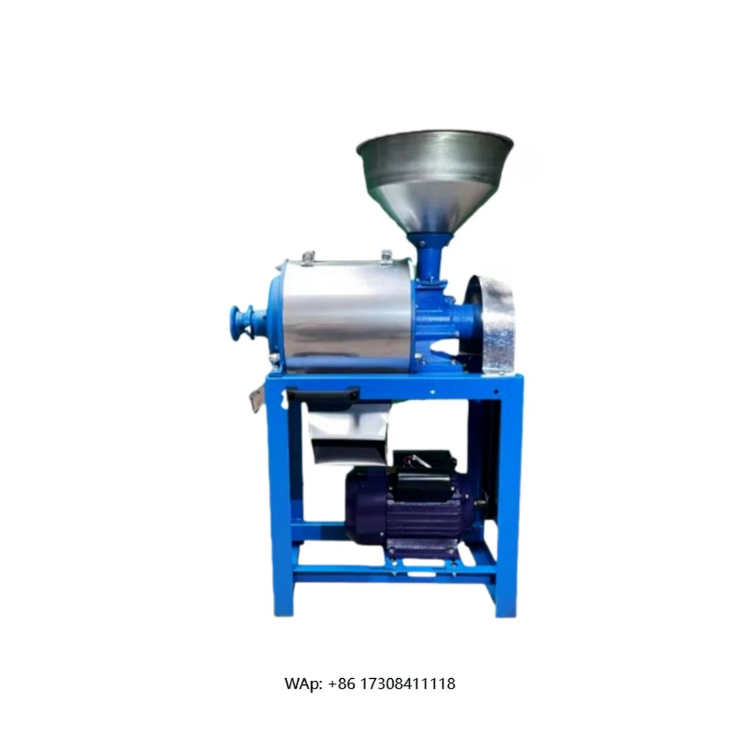 Efficient wheat flour grinder | Stainless steel construction | Powerful engine, durable motor bearings | Ideal for