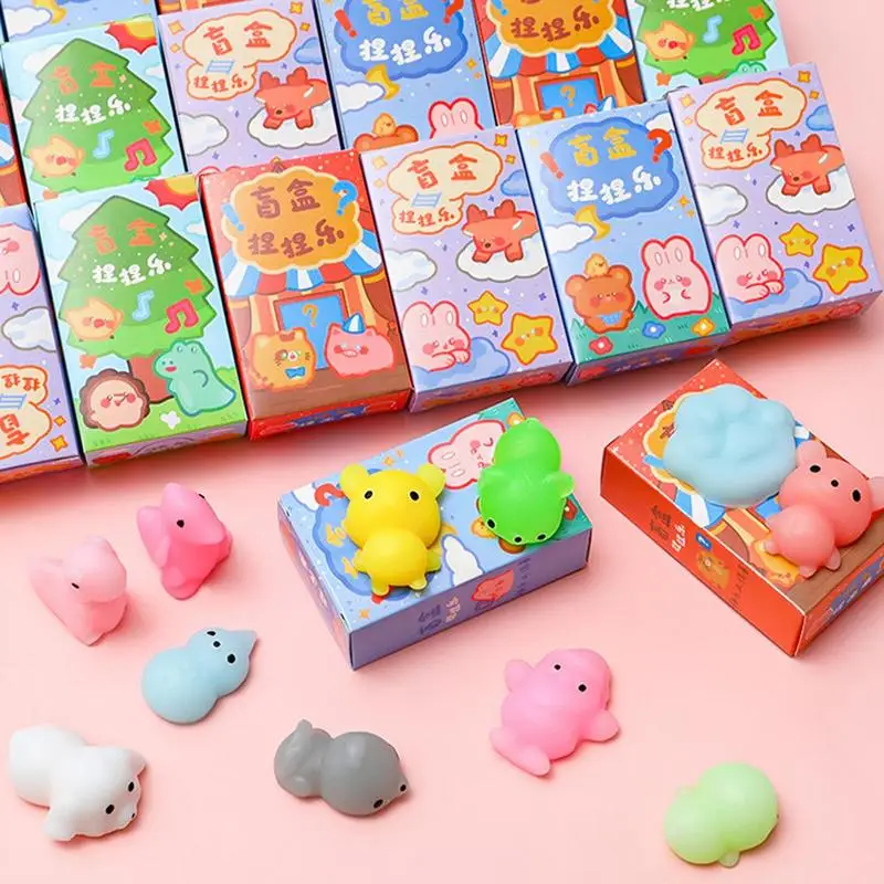 Mochi Fidget Stress Reliever Toys For Kids Mini Kawaii Animals Toy For Kids Boys Girls Birthday Gift Classroom Prizes Christmas