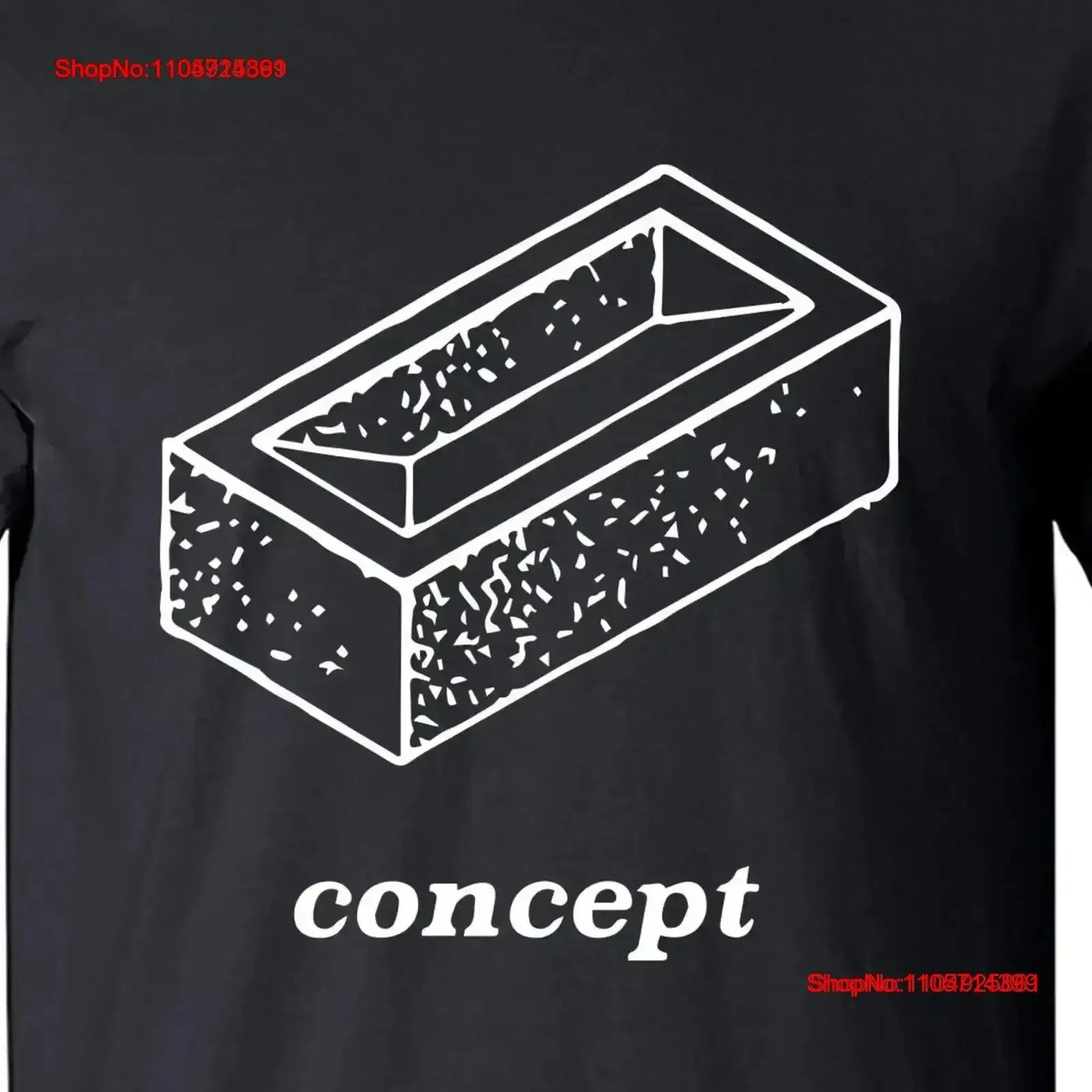 Brick Concept Deleuze Philosophy T Shirt M2025 vintage Washed Top For Everyday Wear homme Soft graphic streetwear vintage