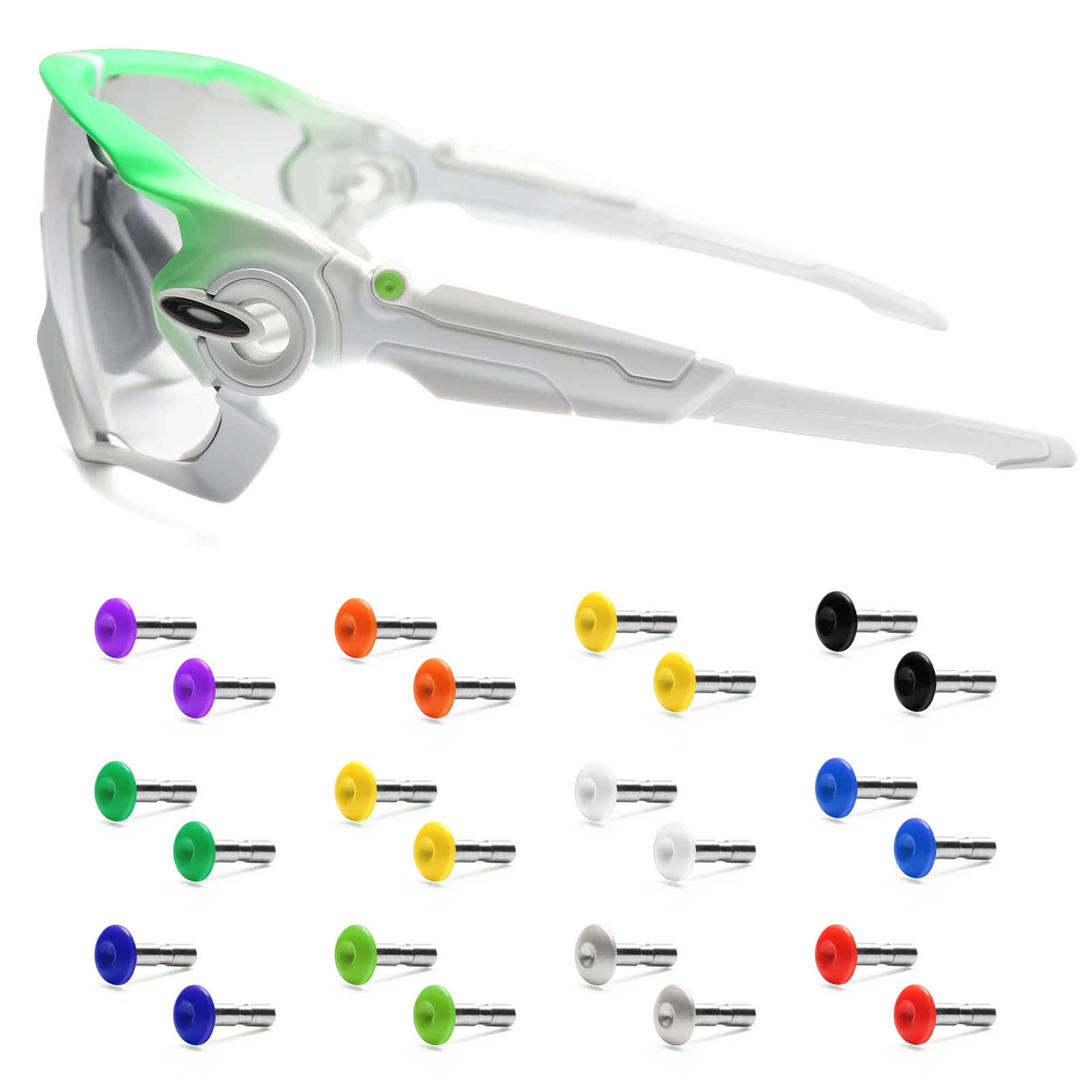 

ezoptix123 Replacement Screw For-Oakley Jawbreaker OO9290,Jawbreaker Asian Fit OO9270 Sunglasses