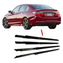 4 Pieces Chrome Windows Rubber Outside for Honda Accord 2014-2017 Glass Protector Weatherstrip for Accord Outer 72465-T2A-A01