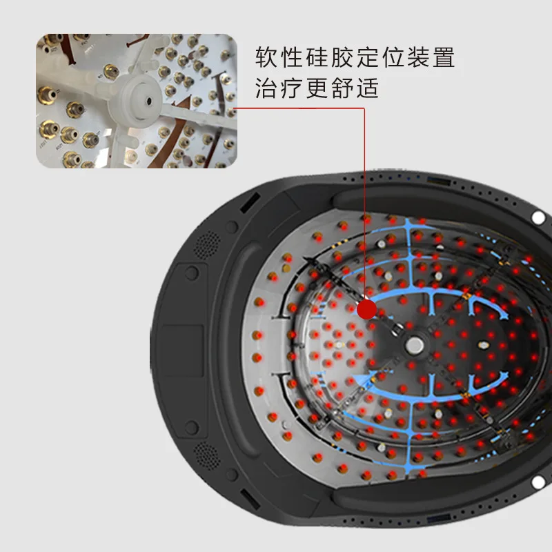 الشركة المصنعة للتصدير عبر الحدود KN-8000D جهاز إعادة نمو الشعر غطاء إعادة نمو الشعر جهاز العلاج أشباه الموصلات #5
