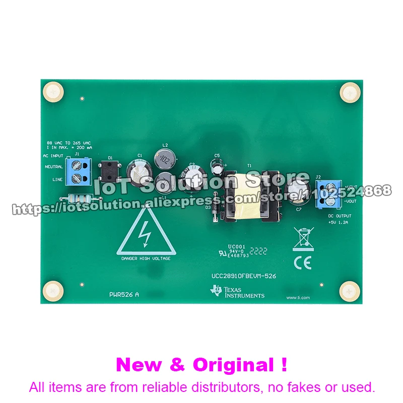 UCC28910FBEVM-526 Evaluation Module UCC28910FBEVM 526