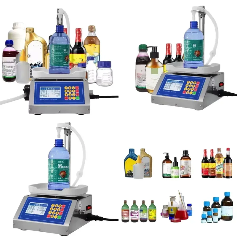 2026 Automatic Corrosion-Resistant Gear Pump Liquid Filling Machine for Toilet Cleaner Disinfectant Degreaser Filling
