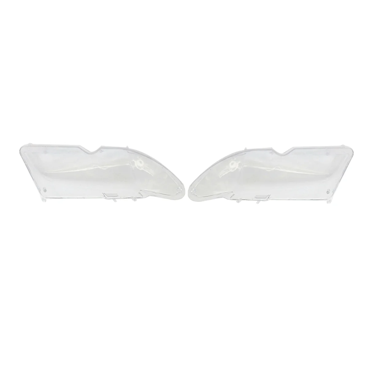 1Pair Headlight Cover Lens Shell Lampshade for BMW 3 Series E46 2DR Coupe 03-2006 Head Lamp Caps 63127165907 63127165908