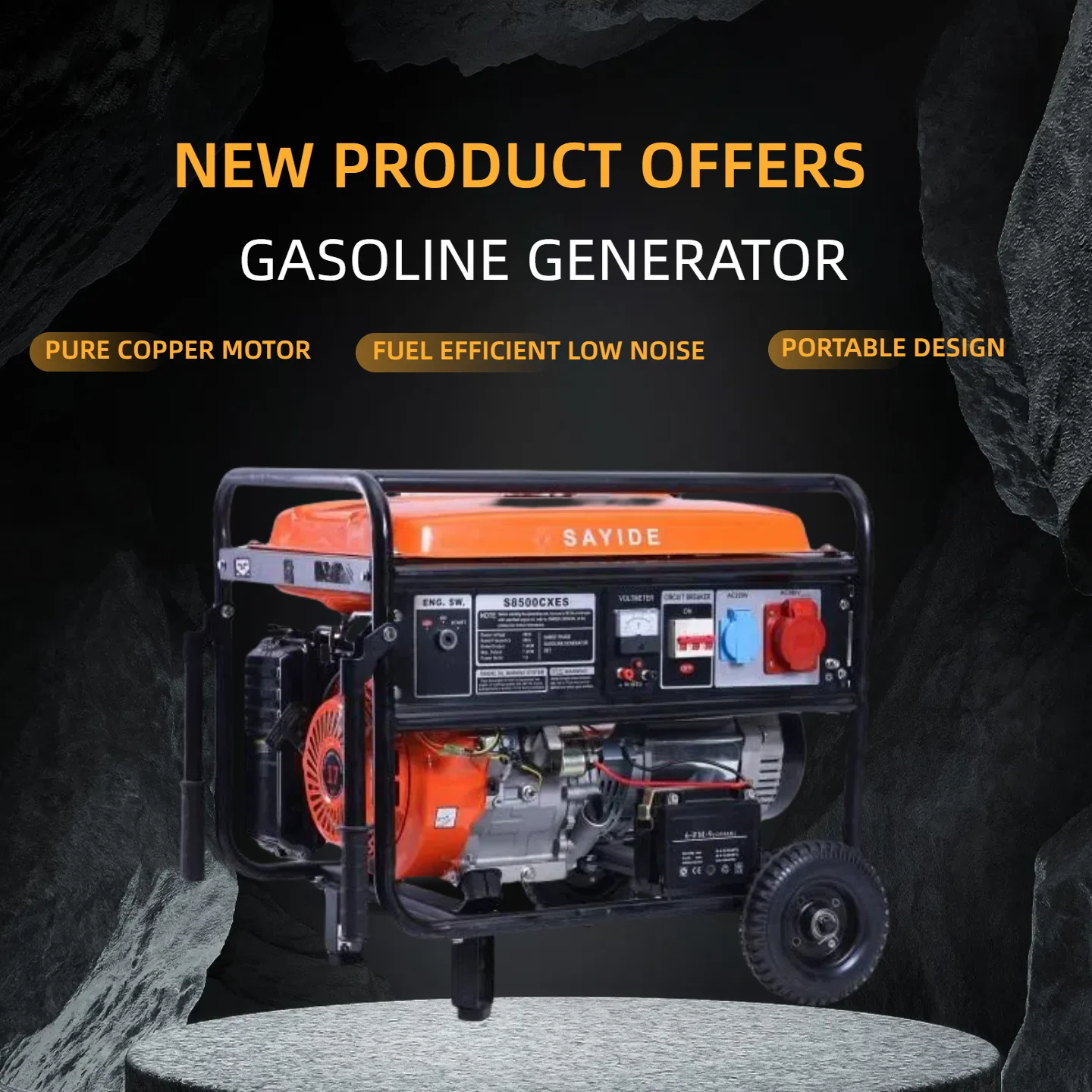 

Factory Direct Salespetrol Generator 220v and Travel Electricity Made in China Engine-generator Quiet and Lightweight Silent