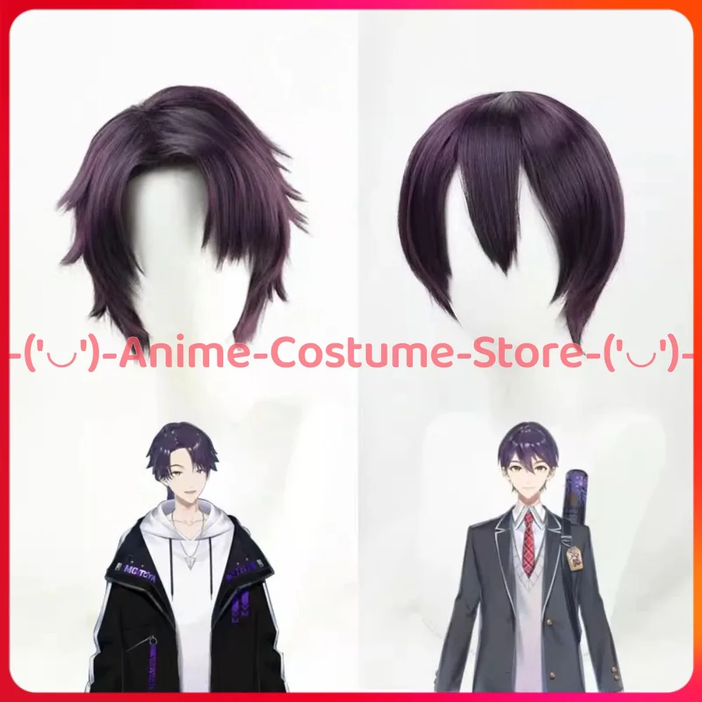 

NIJISANJI VTuber Matsurizaka Douga Cosplay Wig Anime Game Character Halloween Carnival Party Wigs Heat Resistant Synthetic Hair