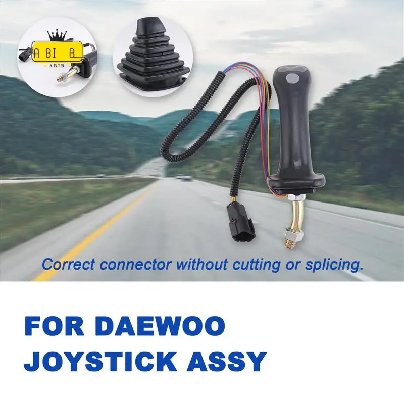 

ABIB -3 Buttons Excavator Joystick Assy Handle Gears With Dust Cover For Daewoo Doosan DH DX150 215 225 300 370-9C