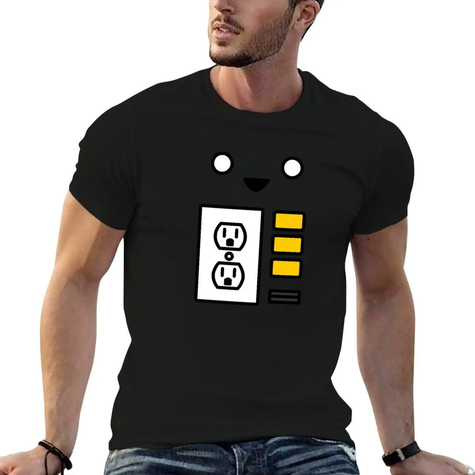 Number Days Sim Date CASHY FACE T-Shirt t shirts for man slim fit man t shirt summer t shirts for man pack white T-shirt