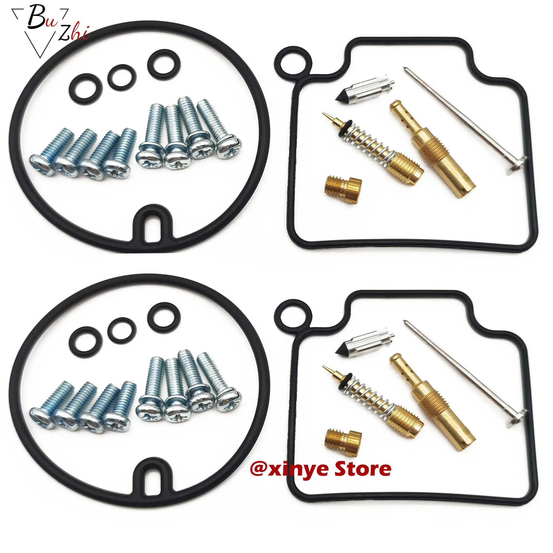 Motorcycle carburetor repair kit floating needle gasket parts  Honda VTX1300 2003-2007 VTX1300R 2005-2007 VTX 1300 R 1300R