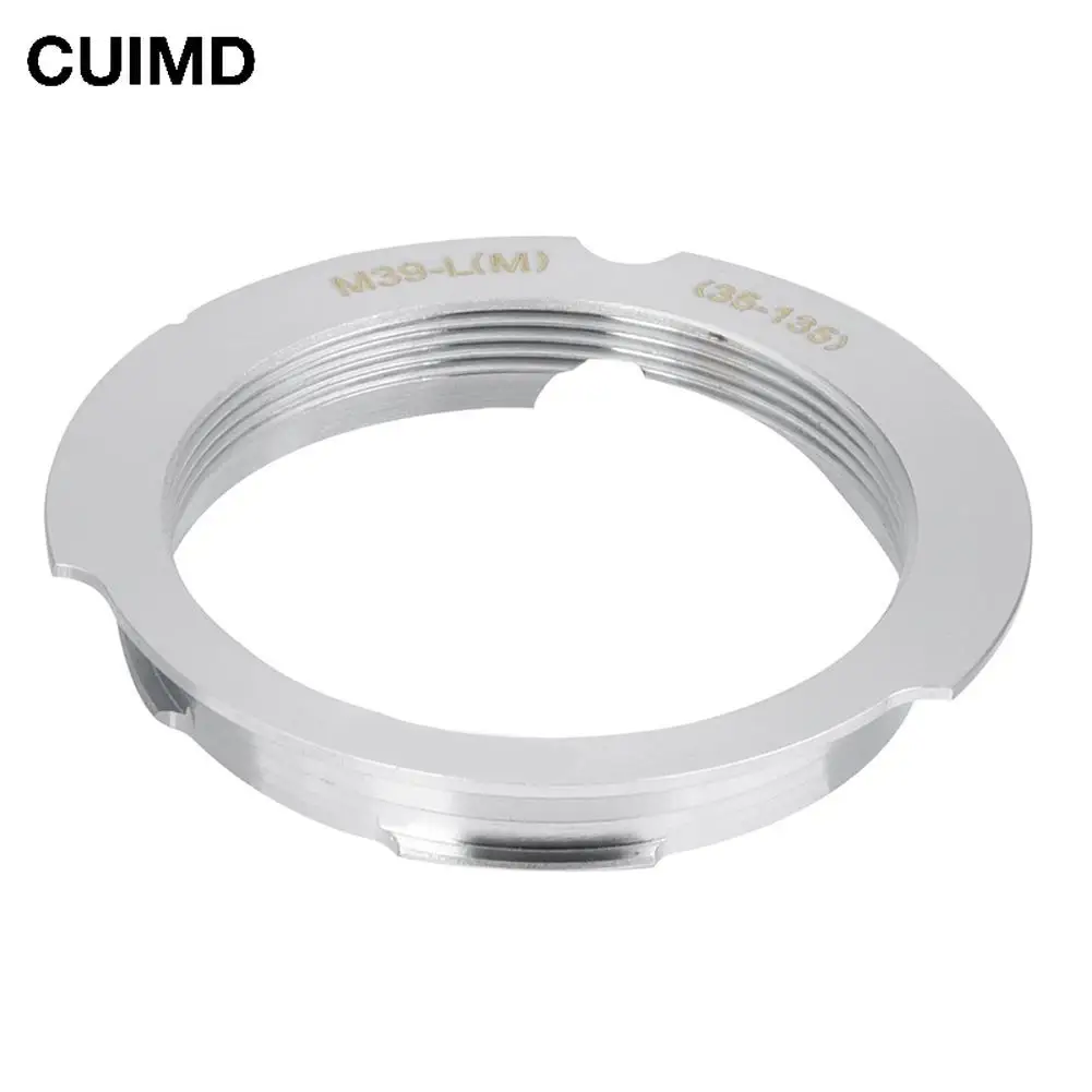 M39-L (M) 35-135mm Adapter Ring L(M39)-LM for Leica M39 LSM LTM Lens for Leica VM ZM Techart LM-EA7 Alloy  Rotation Buckle Type