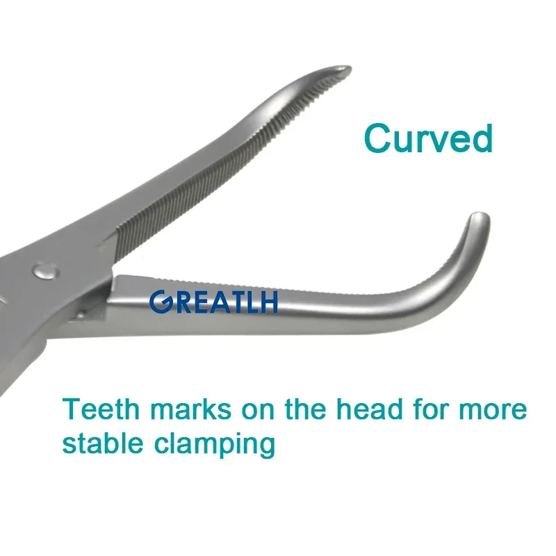 Self-locking Fixed Pliers Bone Holding Forceps Autoclavable Stainless Orthopedic Instrument pet