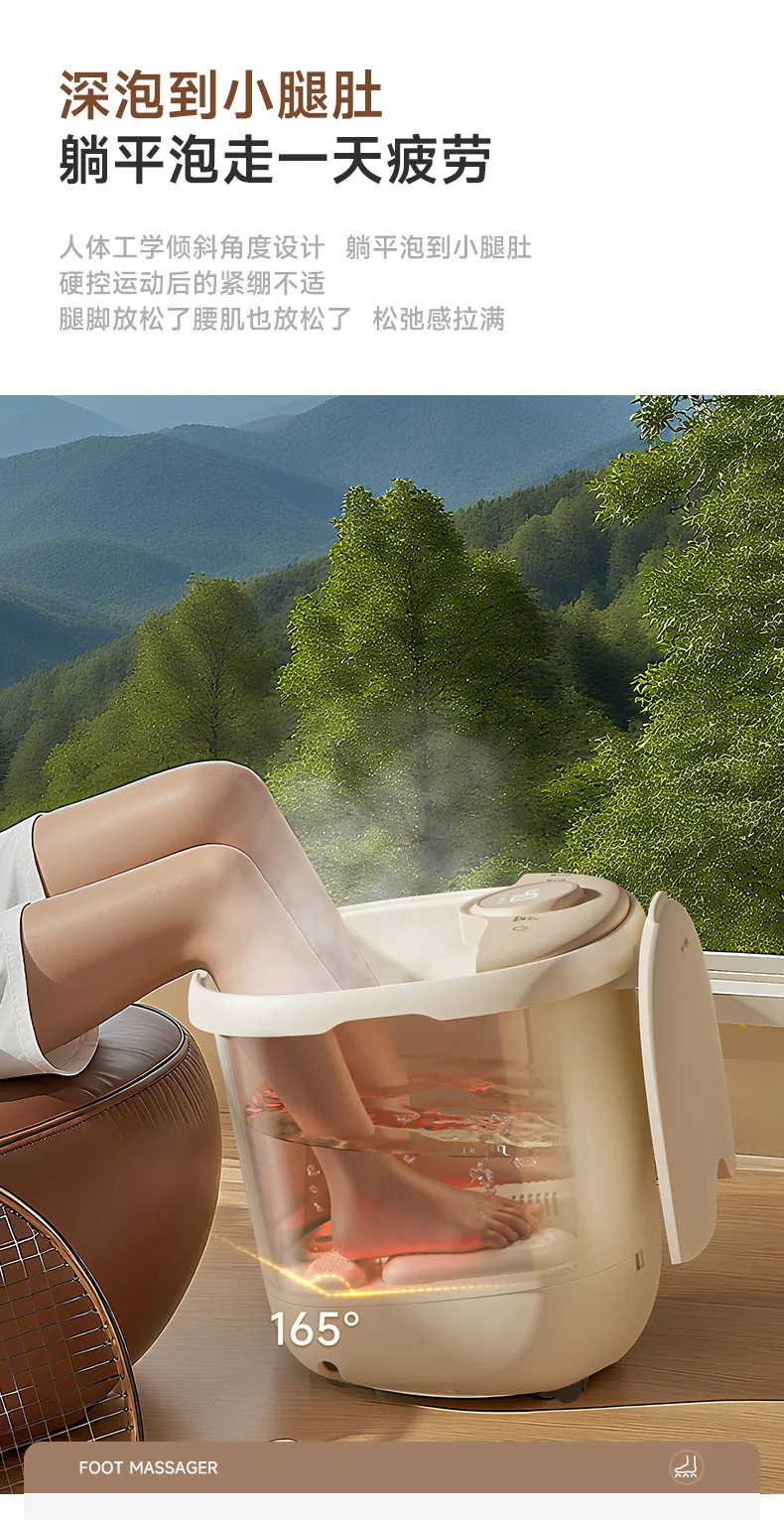220V Bear Foot Spa Bath Massager with Heating and Constant Temperature Electric Automatic Smart Foot Soaking Tub WCA - view 4