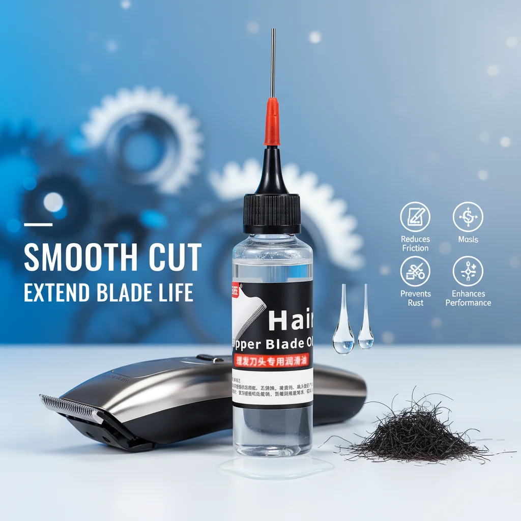Trimmer lubricating oil Hair scissors lubrication Reduce metal friction No odor For hair cutting tool maintenance lubrication