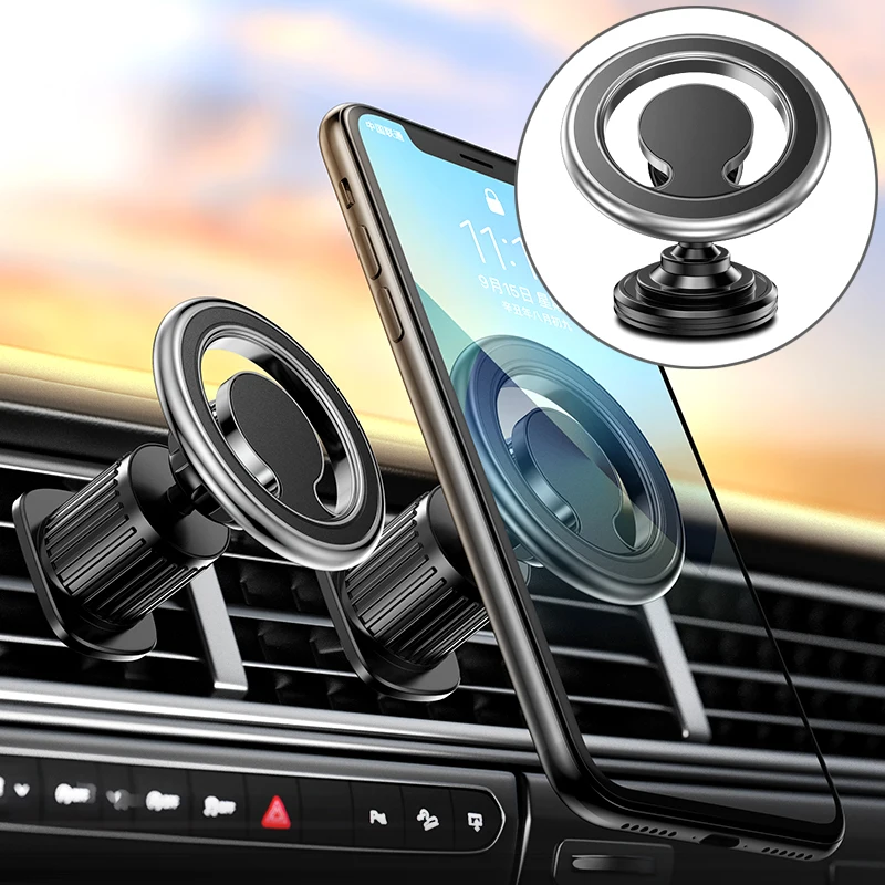 

Magnetic Phone Holder Compatible With MagSafe Car Mount for iPhone 12 13 Pro Max Mini Magnetic Car Air Vent Clip Cellphone Mount