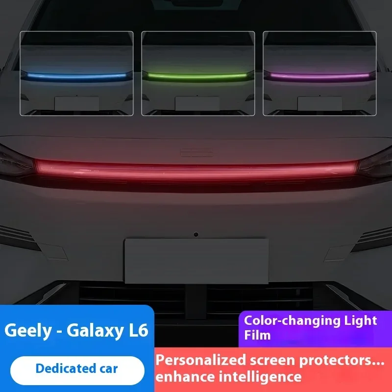 For Geely Galaxy L6 Headlight Tint Vinyl Wrap Kit - DRL Daytime Running Light Color Change Film, Decorative Modification Sticker