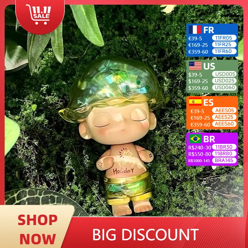 Dimoo Thailand Exhibition Limited Edition Coconut Model Modification Remastered Version Lovely Toy Xmas Decoration Girls Gift