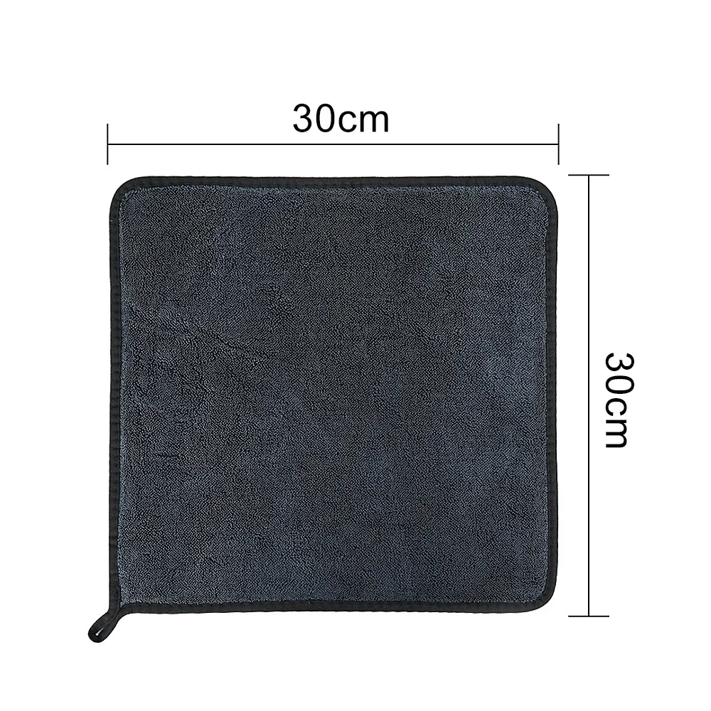 Auto-Waschlappen 1200GSM Doppelseitiges Handtuch Auto-Detailing Gedrehtes Geflecht-Tuch Super Saugfähiger Lappen für Auto- und Hausreinigung Zubehör – Detail 17