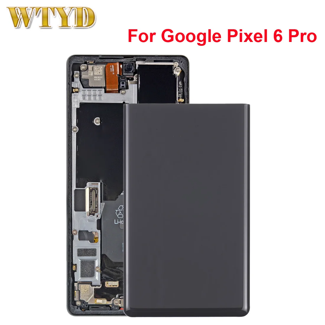 Battery Back Cover for Google Pixel 6 Pro Mobile Phone Repair Replacement Accessories