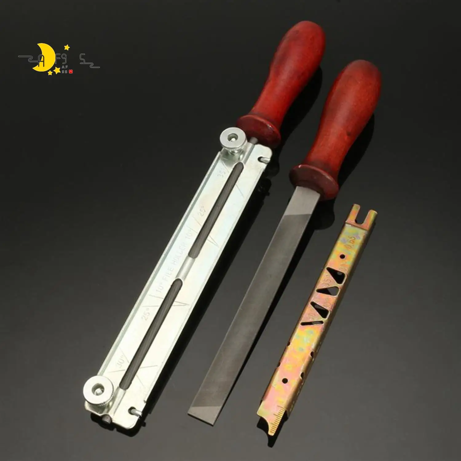 

AF95-5Pcs/Set Chainsaw Sharpening Filing Kit 5.2Mm File Fits For Stihl 3/8 Pro Chain