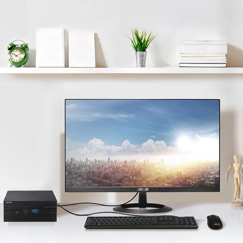 ASUS PN41 Mini PC, Ultrakompakte Computer mit 11th Gen Intel Celeron oder Pentium CPU, wiFi 6 Bluetooth 5.0, 2,5 Gbps LAN,Windows 11