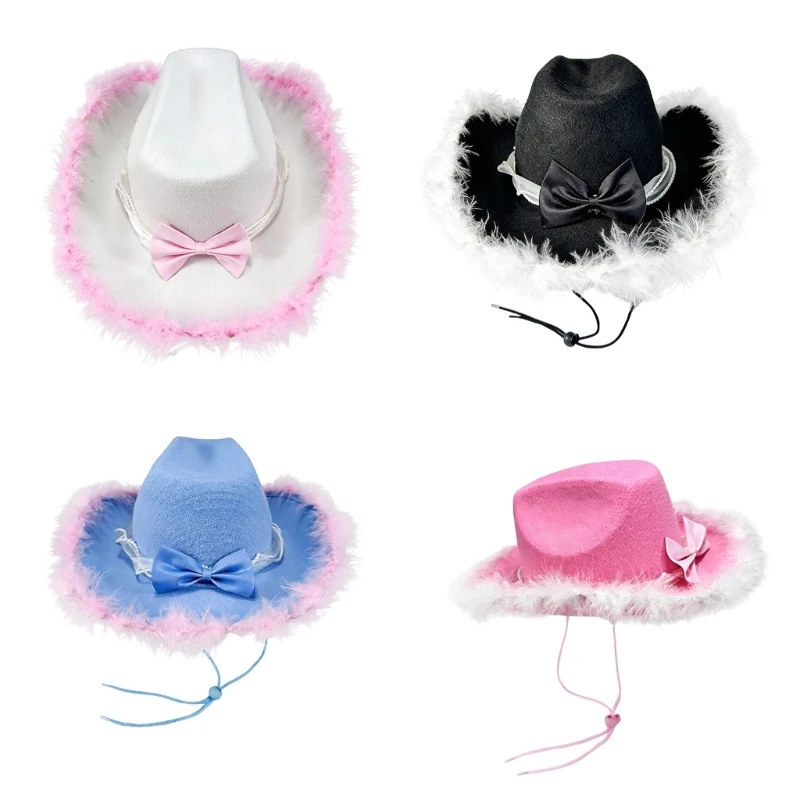 X7XB Fashionable Cowboy Hats Lightweight And Comfortable Outdoor Hat For Daily Wear