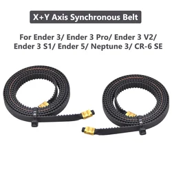 X+Y Axis Synchronous Belt GT2 Width 6mm Open Timing Belt Terminal 2GT Rubber Belt For Ender-3 Ender 3 Pro Ender 3 V2  Neptune 3