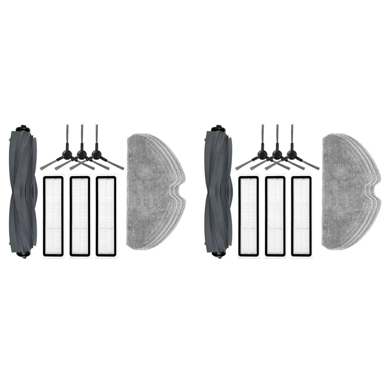 

ABKW-2 Set For Dreame D9 Max Gen 2 / D10s Pro /D10s Robot Vacuum Accessories Main Brush Filter Mop Rag Replacement Parts