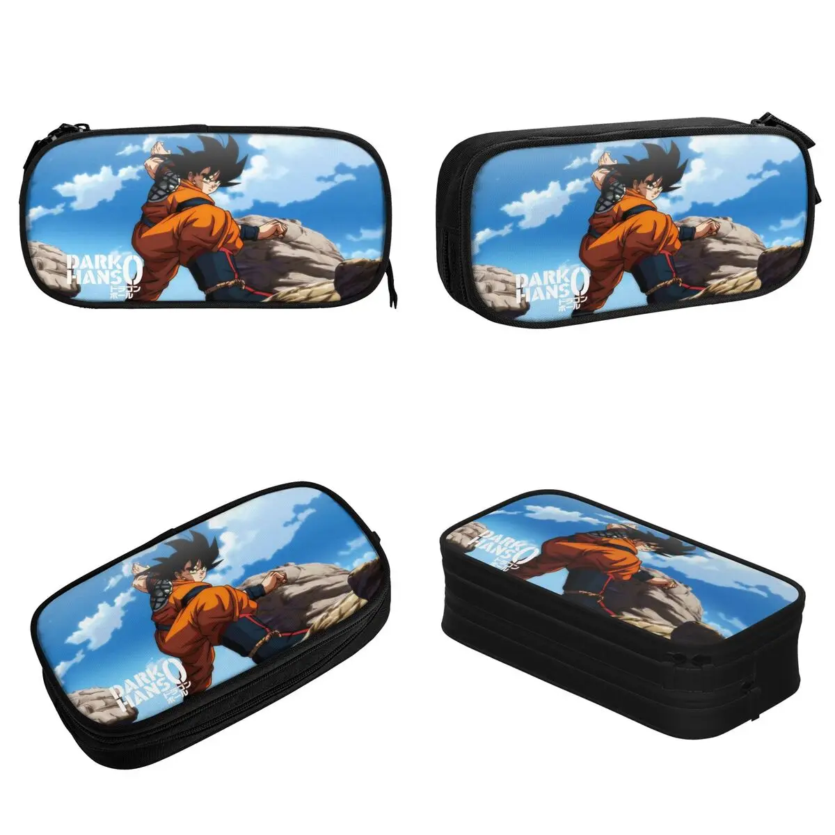Dragon Ball Z Dragonball Anime Pencil Case Kawaii Pen Bag Student Big Capacity School Supplies Gifts Pencilcases