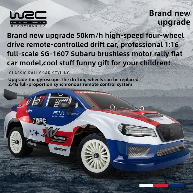 

Cool Stuff Toy Car Funny Gift-50km/h High-speed 4WD Rc Drift Car,1:16 Full Scale Brushless Pull Flat Rally Rc Cars,Toys for Kids