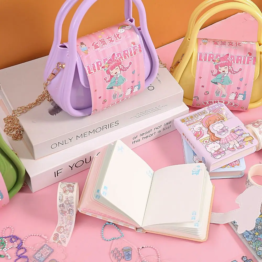 Adesivi Confezione materiale regalo Set di nastri adesivi Guka Borsa Borsa in gelatina Conto a mano Giocattolo Set di carte Goo per cartoni animati creativi Regalo per bambini