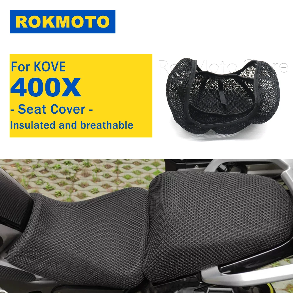 For KOVE 400 400X 400 X Motorcycle Accessories Protecting Cushion Seat Cover Breathable Comfortable 3D Mesh Seat Cover