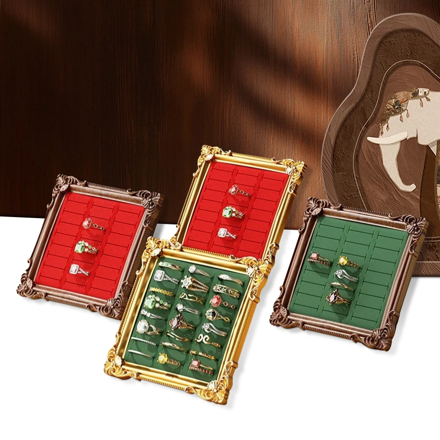 

Цельная винтажная витрина для ювелирных изделий, витрина для туалетного столика, аксессуар для витрины магазина, домашнее использование