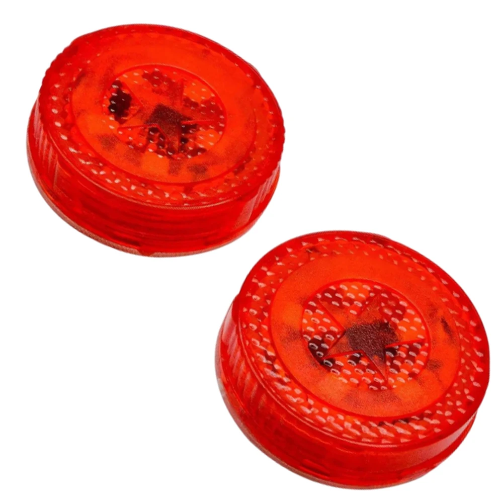 Fit for trucks, trailers, caravans, and vans vehicle with 12V DC Car Accessories 2pcs Red LED Car Door Warning Lights Plastic