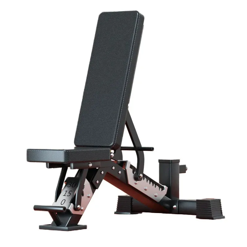 

Gym Strength Training Dumbbell Bench with Multi-position Adjustable Backrest and Seat Cushion Suitable for Multi-angle Workouts