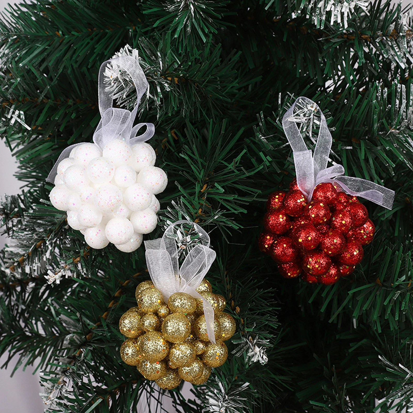 Multisizes Christmas Balls Ornaments for Christmas Tree Decoration Shatterproof Hanging Ball Home Holiday Party Decorations