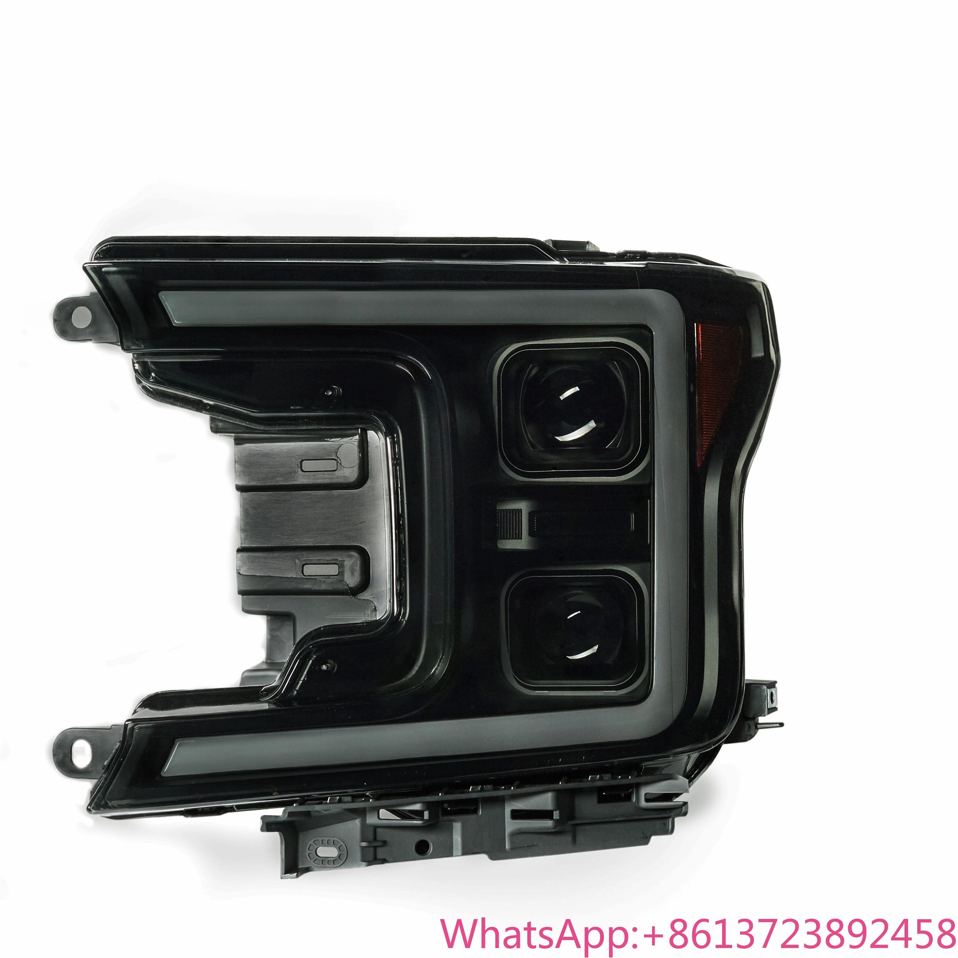 

Hot-selling LED C-Bar Projector Headlights w/ Switchback Sequential Turn Signal Lights FOR 2018-2020 Ford F150(Black /Smoke )